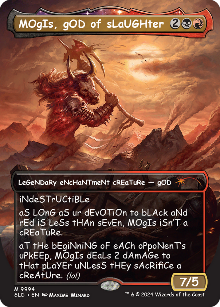 MOgIs, gOD of sLaUGHter (9994) [Secret Lair Drop Series]