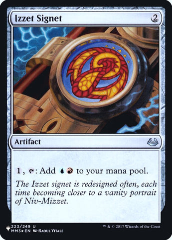 Izzet Signet [Secret Lair: Heads I Win, Tails You Lose]