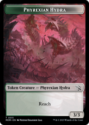 Elemental (9) // Phyrexian Hydra (11) Double-Sided Token [March of the Machine Tokens]