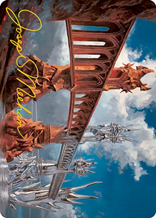 Silverbluff Bridge Art Card (Gold-Stamped Signature) [Modern Horizons 2 Art Series]