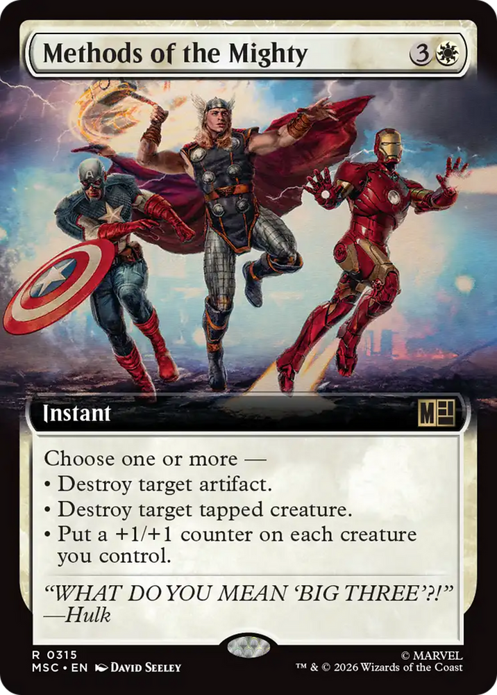 Methods of the Mighty (Extended Art) [Marvel Super Heroes Commander]