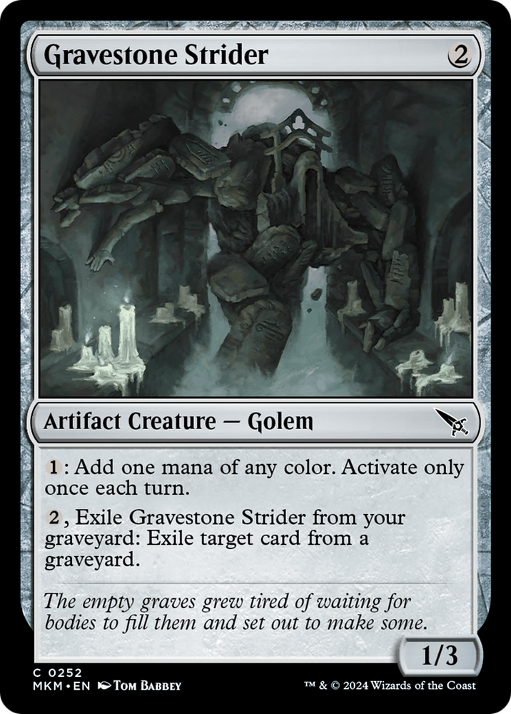 Gravestone Strider [Murders at Karlov Manor]