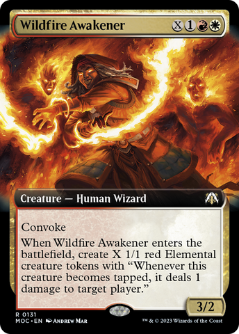 Wildfire Awakener (Extended Art) [March of the Machine Commander]