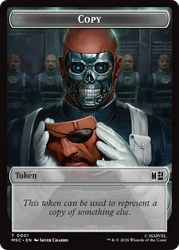 Soldier // Copy Double-Sided Token [Marvel Super Heroes Commander Tokens]