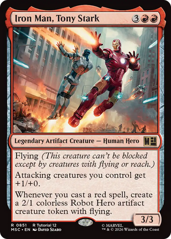Iron Man, Tony Stark (0851) [Marvel Super Heroes Commander]