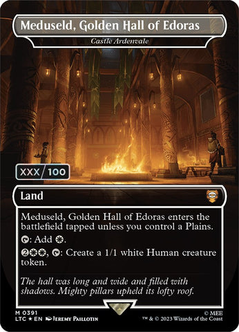 Meduseld, Golden Hall of Edoras - Castle Ardenvale (Borderless) (Serialized) [The Lord of the Rings: Tales of Middle-Earth Commander]
