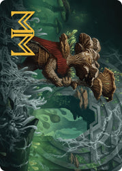 Tendril of the Mycotyrant Art Card (Gold-Stamped Signature) [The Lost Caverns of Ixalan Art Series]