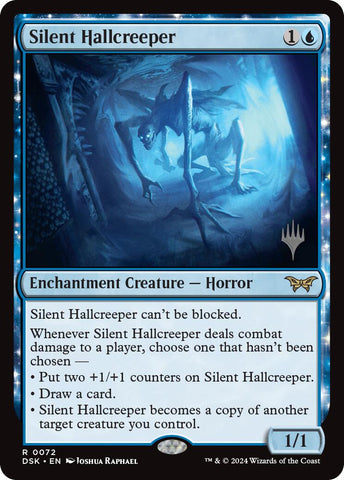 Silent Hallcreeper (Promo Pack) [Duskmourn: House of Horror Promos]