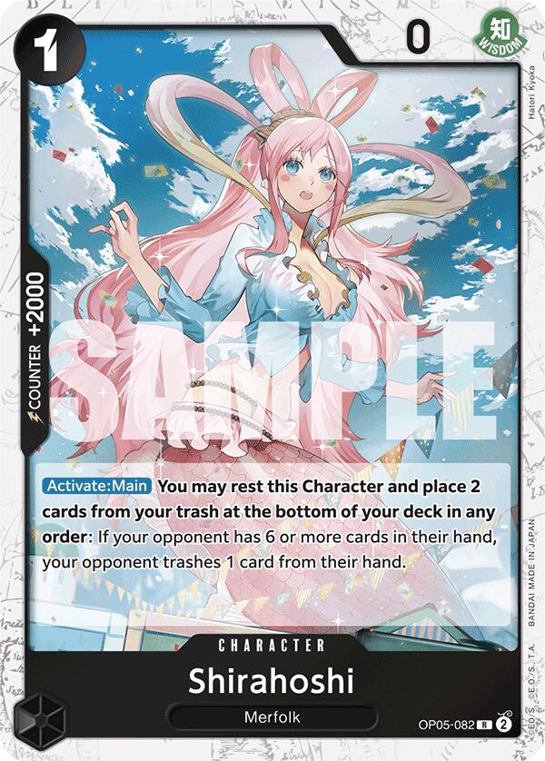 Shirahoshi (OP05-082) (Jolly Roger Foil) [Premium Booster -The Best-]