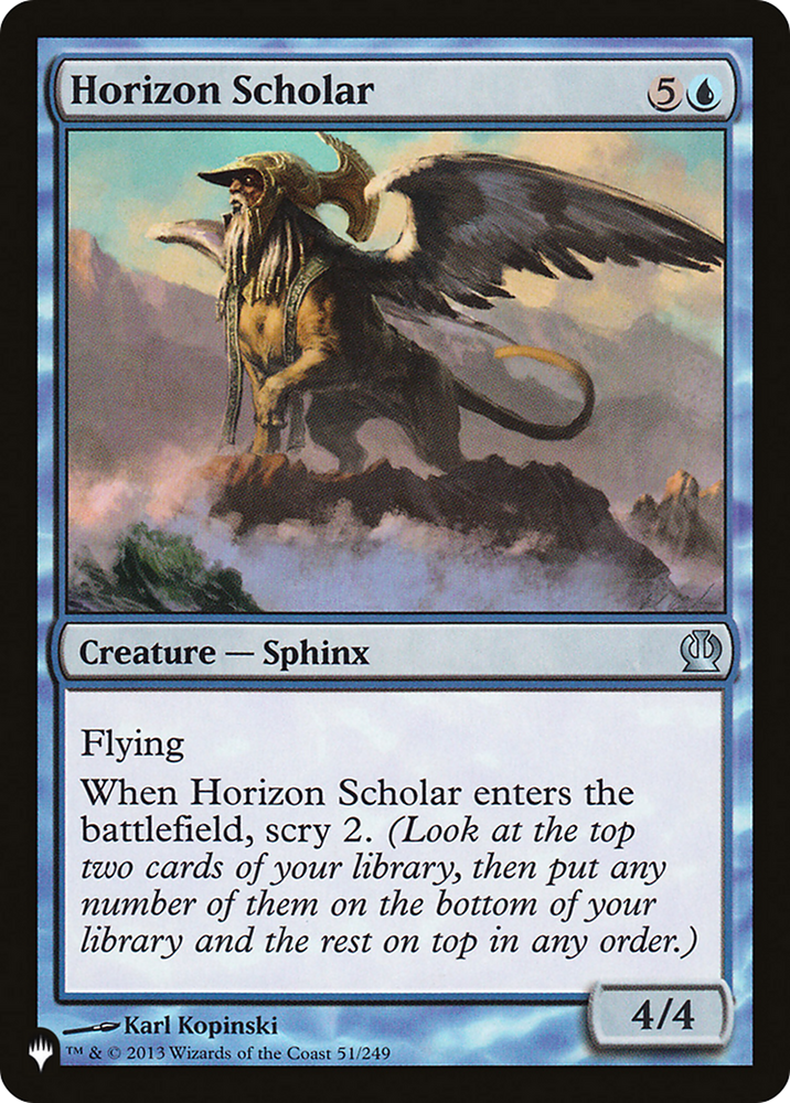 Horizon Scholar [The List]