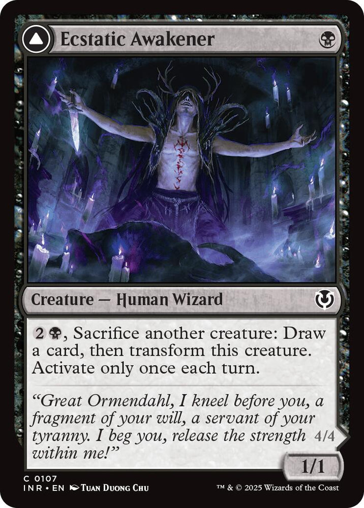 Ecstatic Awakener // Awoken Demon [Innistrad Remastered]