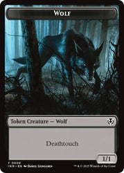 Wolf (0009) // Wolf (0018) Double-Sided Token [Innistrad Remastered Tokens]