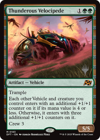 Thunderous Velocipede (Promo Pack) [Aetherdrift Promos]