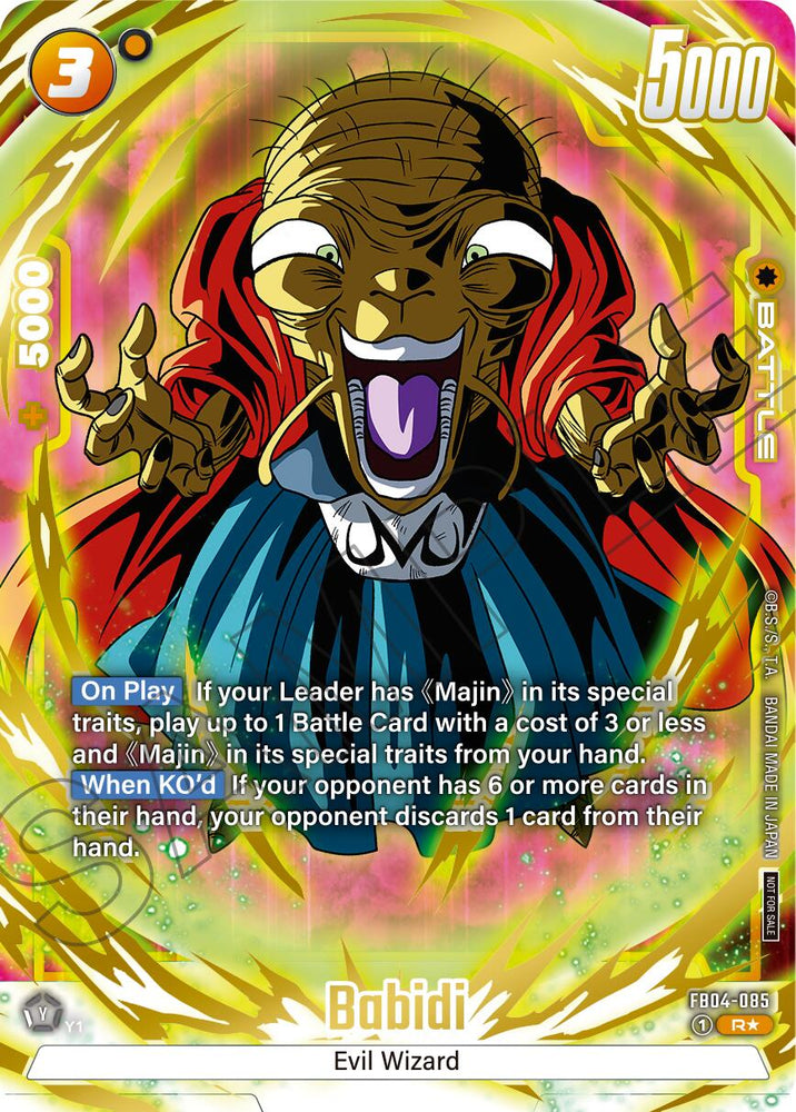 Babidi (Alternate Art - Limited Pack 01) [Fusion World Promotion Cards]
