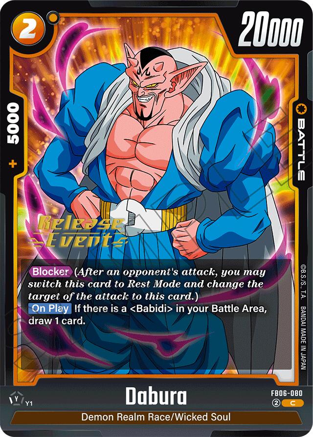 Dabura [Rivals Clash Release Event Cards]