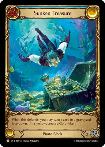 Sunken Treasure [SEA133] (High Seas)  Cold Foil