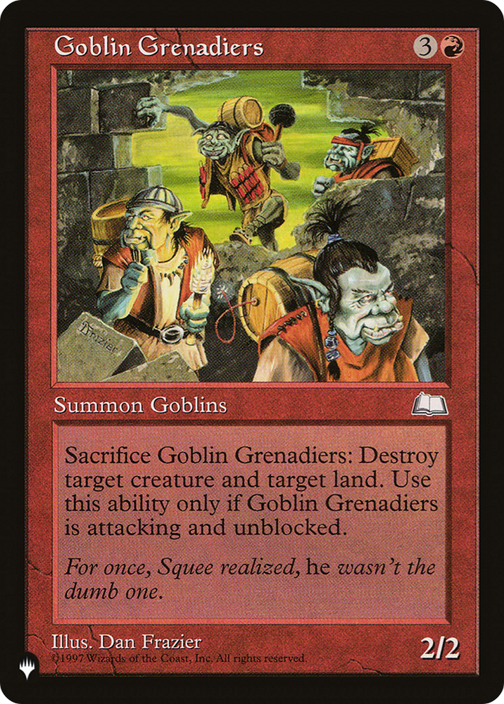 Goblin Grenadiers [The List]