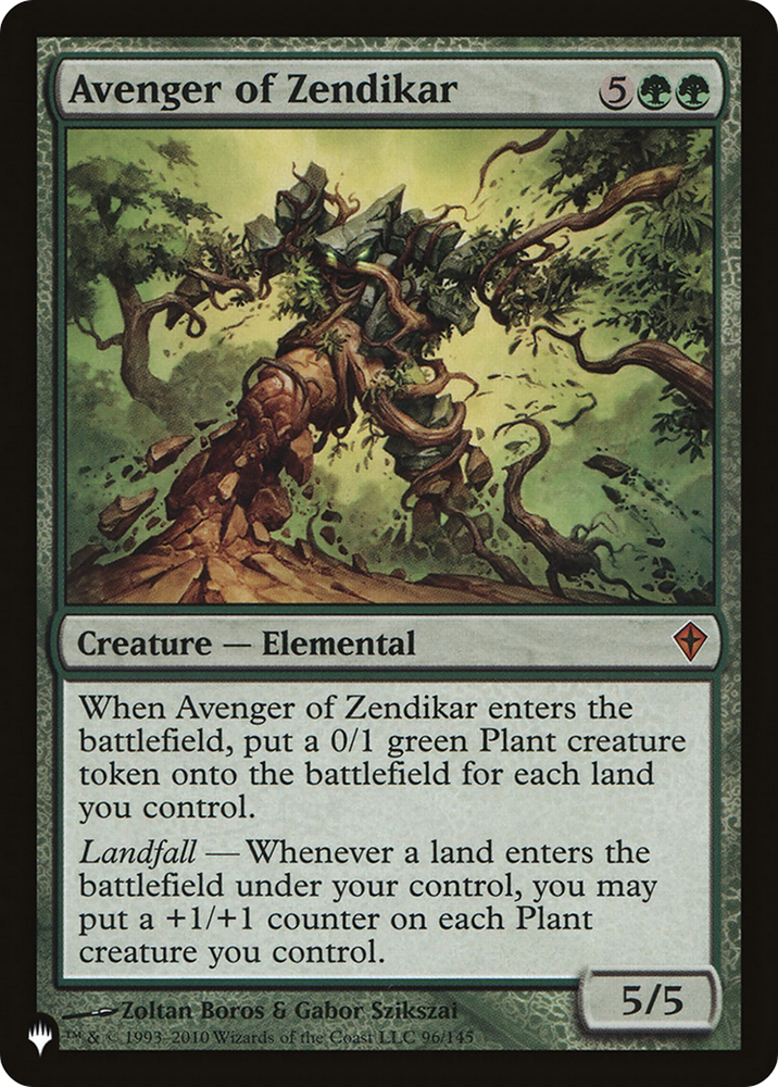 Avenger of Zendikar [The List]