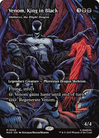 Venom, King in Black - Skithiryx, the Blight Dragon (Borderless) [Marvel Universe: Eternal-Legal]