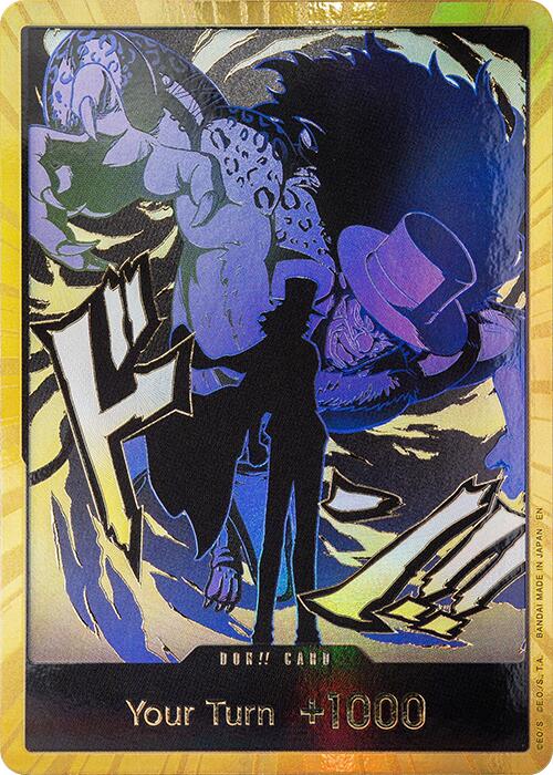 DON!! Card (Rob Lucci) (Gold) [Premium Booster -The Best- Vol. 2]