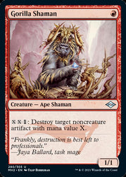 Gorilla Shaman (Foil Etched) [Modern Horizons 2]