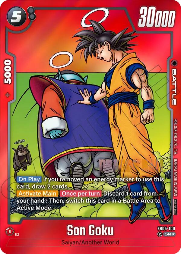 Son Goku (FB05-100) (Limited Pack MANGA Version 02) [Fusion World Promotion Cards]