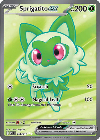 Sprigatito ex (251/217) [Mega Evolution: Ascended Heroes]