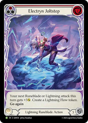 Electryn Joltstep (Red) [GEM154] (Gem Pack 5)  Rainbow Foil