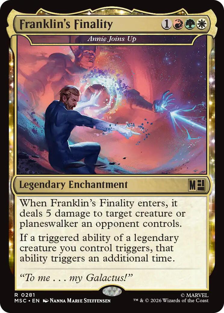 Franklin's Finality - Annie Joins Up (Surge Foil) [Marvel Super Heroes Commander]