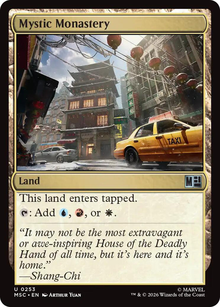 Mystic Monastery (Surge Foil) [Marvel Super Heroes Commander]