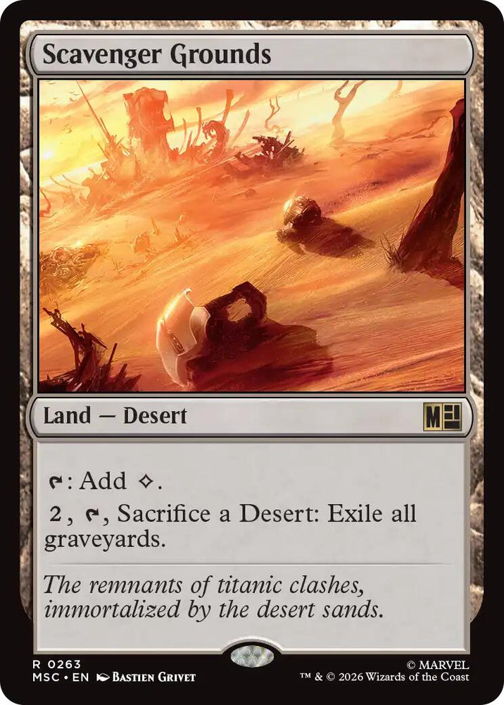 Scavenger Grounds (Surge Foil) [Marvel Super Heroes Commander]