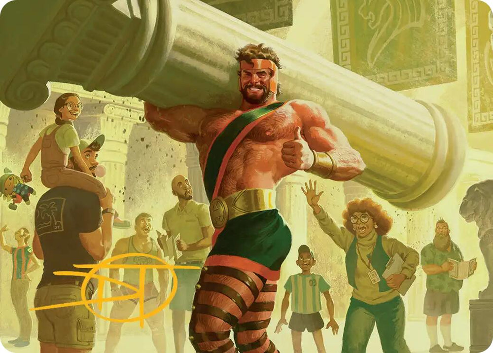Hercules, Prince of Power Art Card (Gold-Stamped Signature) [Marvel Super Heroes Art Series]