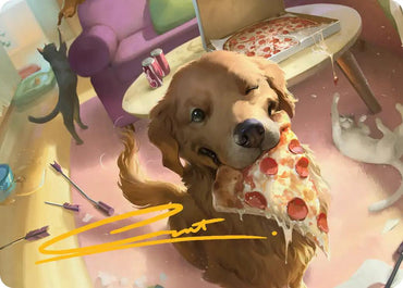 Lucky the Pizza Dog Art Card (Gold-Stamped Signature) [Marvel Super Heroes Art Series]