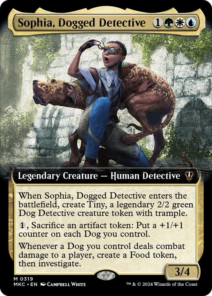 Sophia, Dogged Detective (Extended Art) [Murders at Karlov Manor Commander]