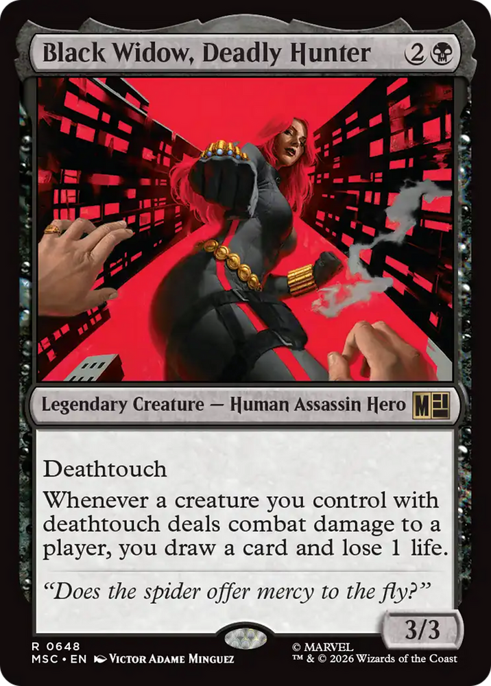 Black Widow, Deadly Hunter [Marvel Super Heroes Commander]