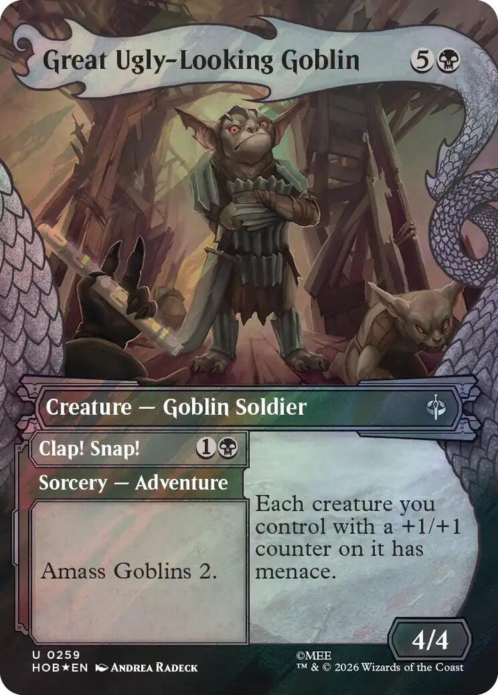 Great Ugly-Looking Goblin (Showcase) (Surge Foil) [The Hobbit]