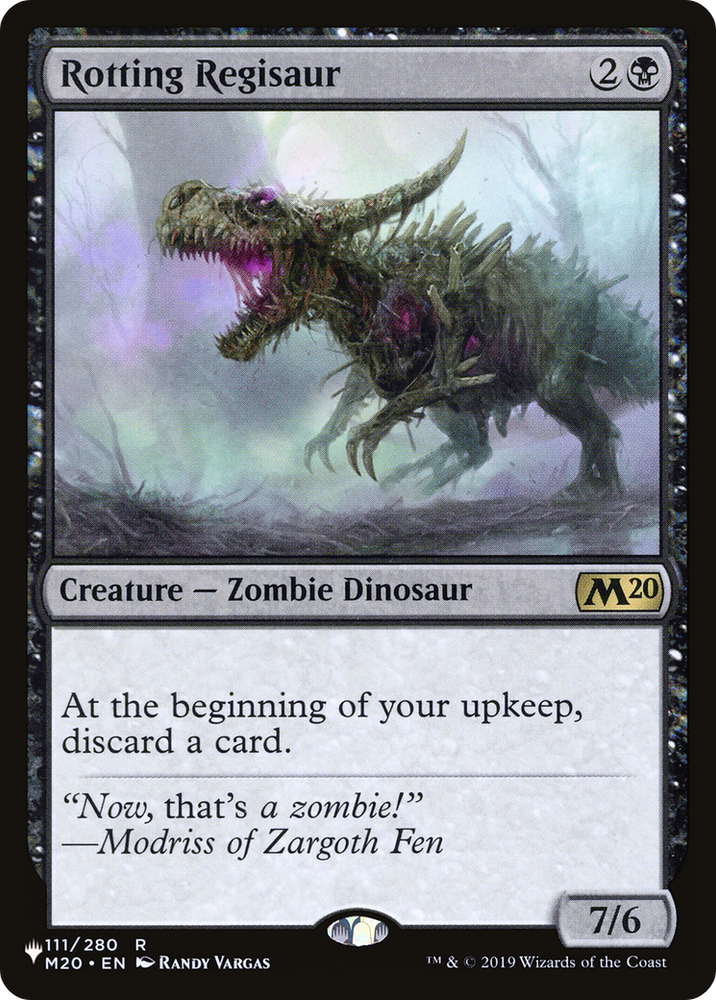 Rotting Regisaur [The List]