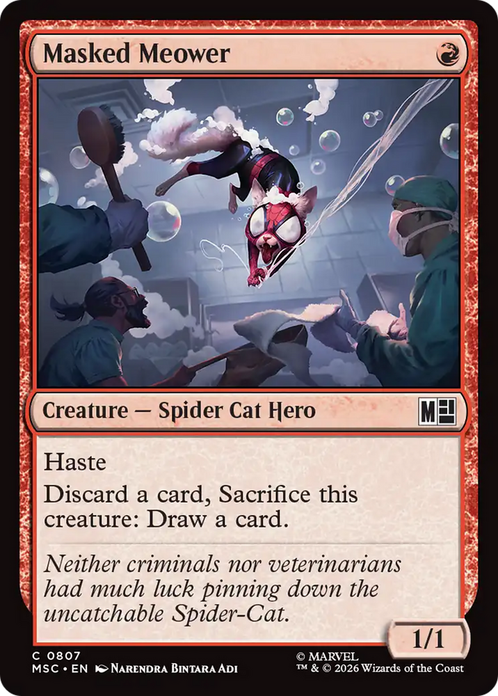 Masked Meower [Marvel Super Heroes Commander]