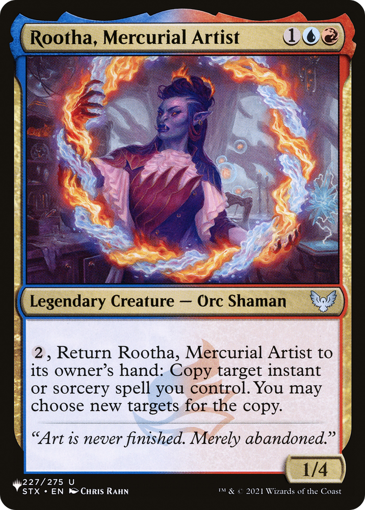 Rootha, Mercurial Artist [The List]