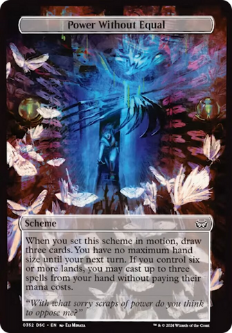 Power Without Equal (Full Art) [Duskmourn: Archenemy]