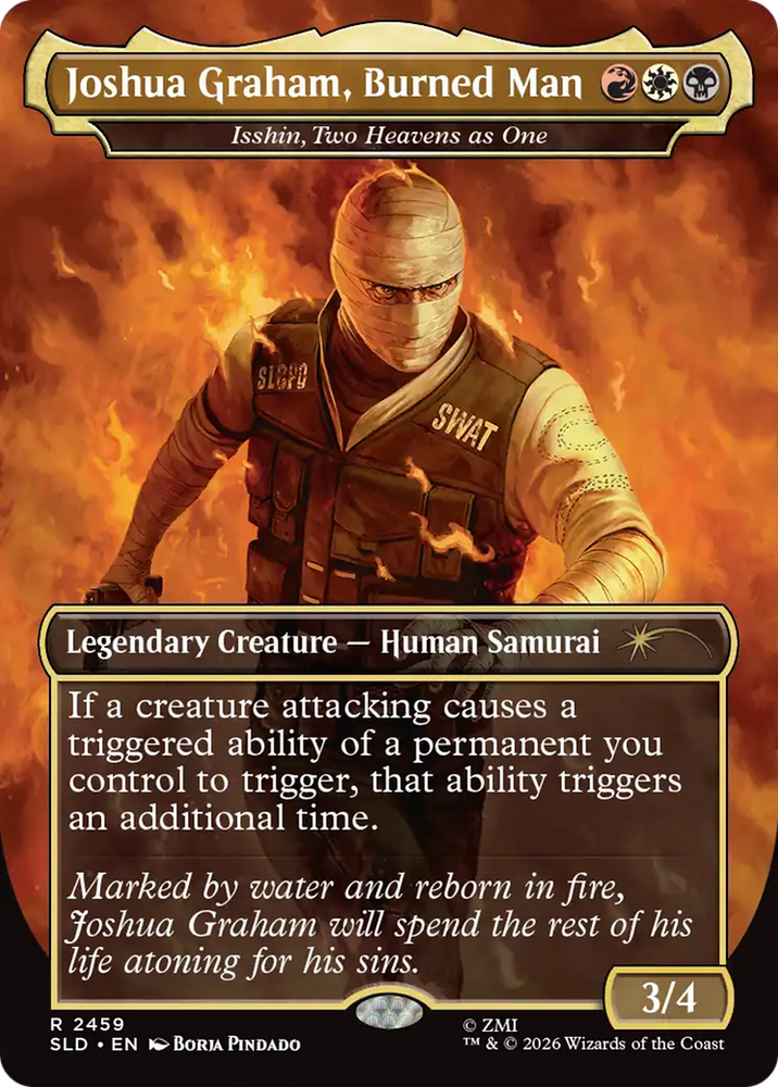 Joshua Graham, Burned Man - Isshin, Two Heavens as One [Secret Lair Drop Series]
