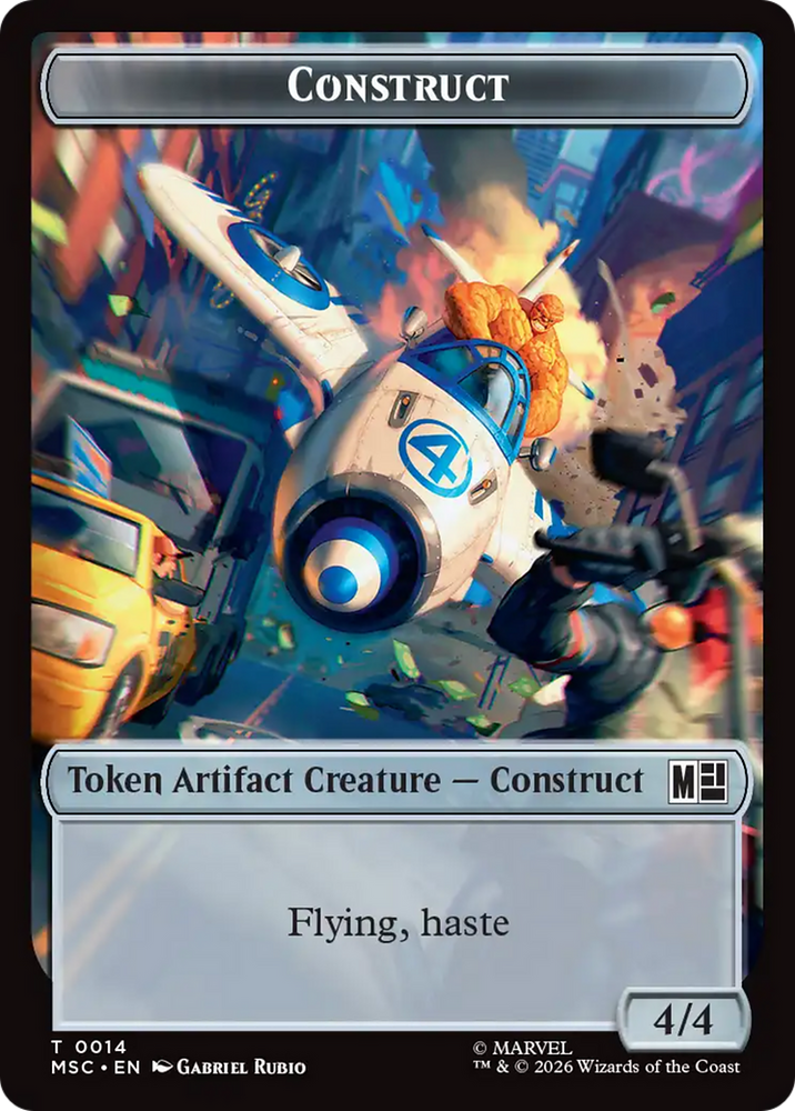 Council of Reeds (008) // Construct (014) Double-Sided Token [Marvel Super Heroes Commander Tokens]