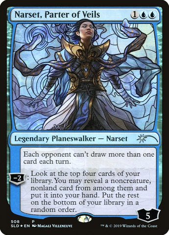 Narset, Parter of Veils (Stained Glass) [Secret Lair Drop Promos]