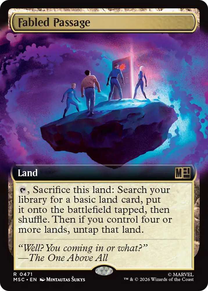 Fabled Passage (Extended Art) [Marvel Super Heroes Commander]