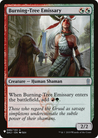 Burning-Tree Emissary [The List]