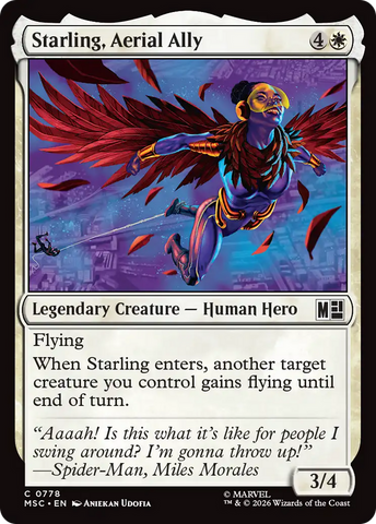 Starling, Aerial Ally [Marvel Super Heroes Commander]