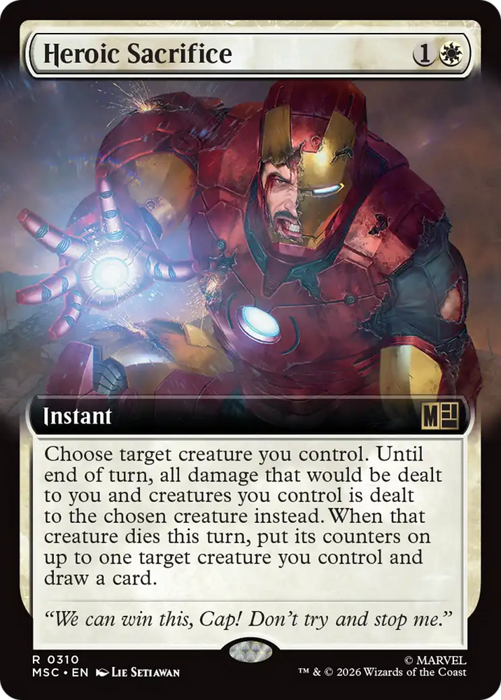 Heroic Sacrifice (Extended Art) [Marvel Super Heroes Commander]