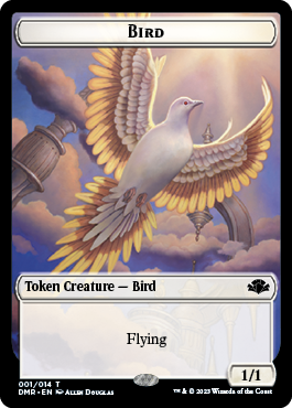 Goblin // Bird Double-Sided Token [Dominaria Remastered Tokens]