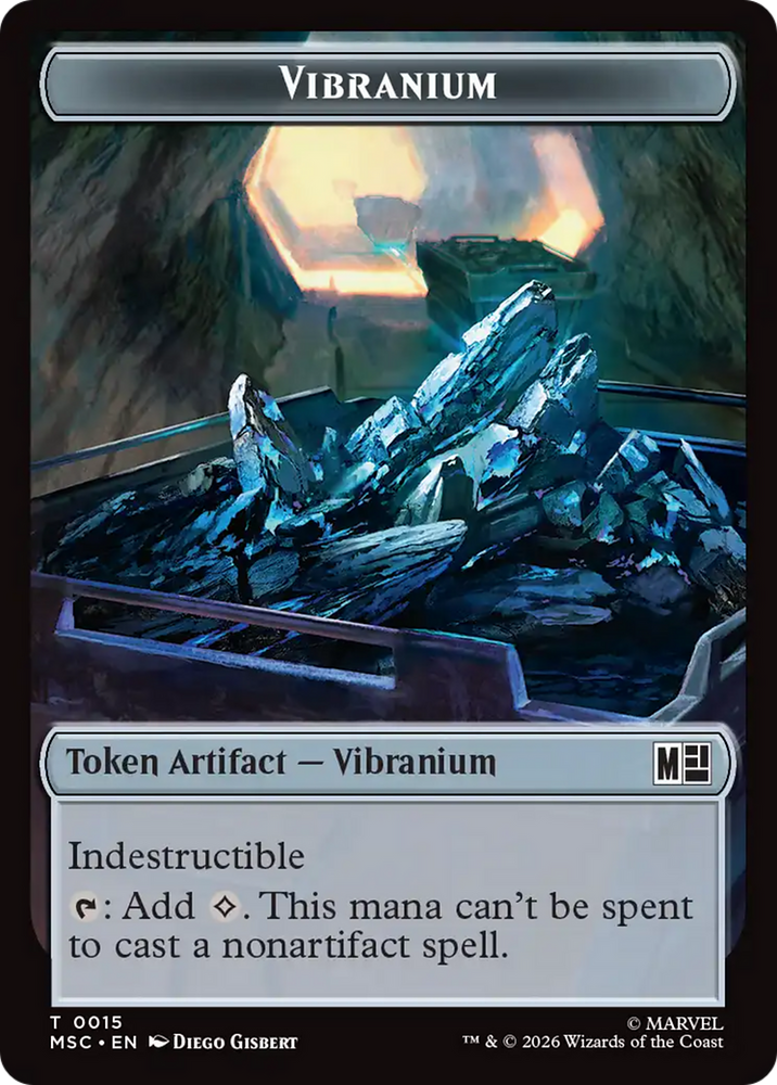 Ox // Vibranium Double-Sided Token [Marvel Super Heroes Commander Tokens]