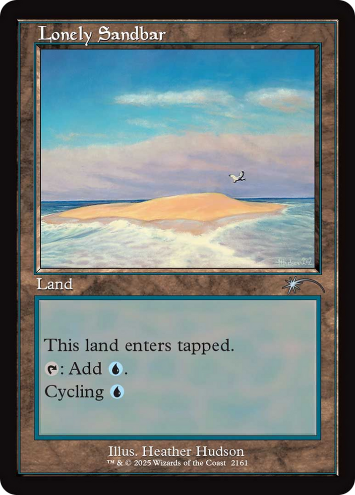 Lonely Sandbar (Retro Frame) [Secret Lair Drop Series]